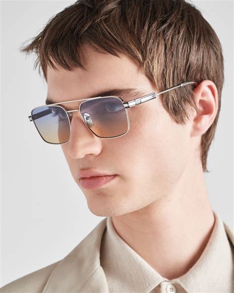 prada pr 68zs|Iris Shaded Sun Lenses Sunglasses With Iconic Metal Plaque.